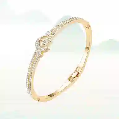 华髻 新中式国潮星月 轻奢 气质 欧美高级感 手镯 女款