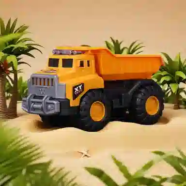 小牧马 惯性挖掘机吊车搅拌机铲车工程车 玩具