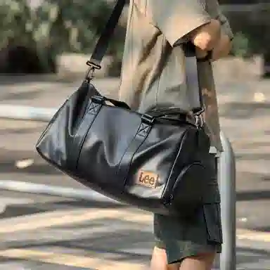 Lee Travel Duffle Bag Large Black