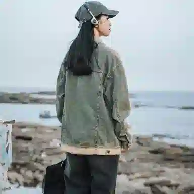 BEENTRILL Denim Jacket Yellow Clay