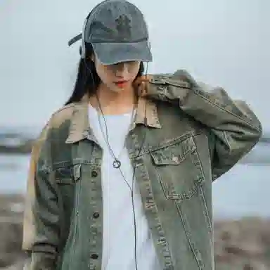 BEENTRILL Denim Jacket Yellow Clay