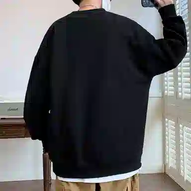 草本初色 基础款圆领薄款卫衣 男女同款