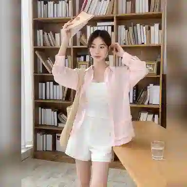 法儿家 蝶翼小个子辣妹内搭背心吊带 女款