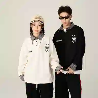 YK&YB x Huang Zitao Polo Collar Sweatshirt