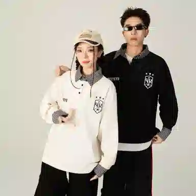 YK&YB x Huang Zitao Polo Collar Sweatshirt