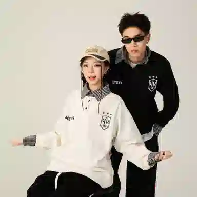 YK&YB x Huang Zitao Polo Collar Sweatshirt