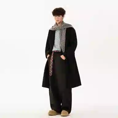 YK&YB x Huang Zitao Double-Breasted Coat