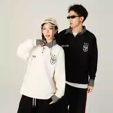 YK&YB x Huang Zitao Polo Collar Sweatshirt