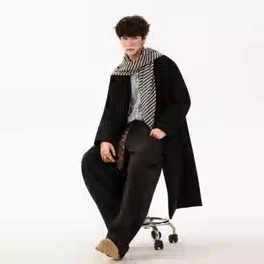 YK&YB x Huang Zitao Double-Breasted Coat