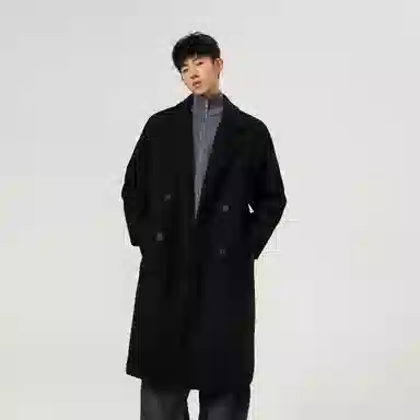 YK&YB x Huang Zitao Double-Breasted Coat
