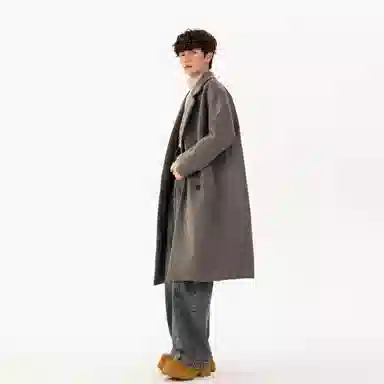 YK&YB x Huang Zitao Double-Breasted Coat