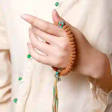 梨云暮雪 五瓣直切素串 传统文玩 念珠佛珠 新中式 民族风 国潮国风 百搭转运#好运 金刚菩提 手持珠串 男女同款情侣款