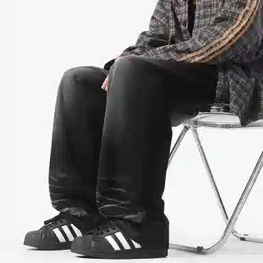悍戈 美式复古宽松直筒百搭休闲显高显瘦潮牌长裤牛仔裤 男女同款