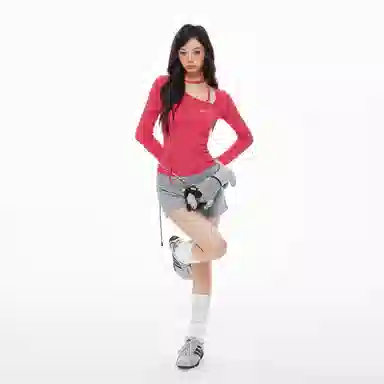 APEA Striped Knit Top