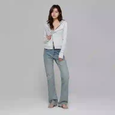 APEA Two-Tone Striped Hoodie