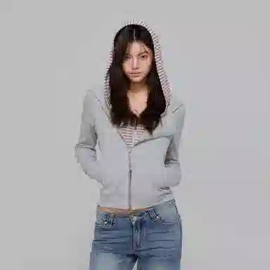 APEA Two-Tone Striped Hoodie