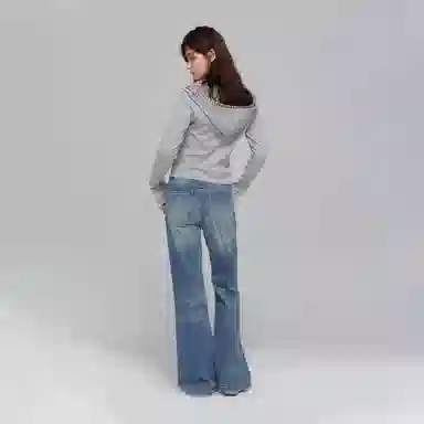 APEA Two-Tone Striped Hoodie