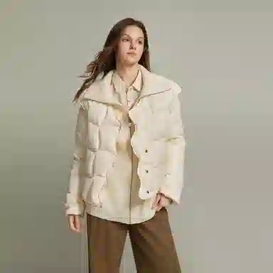 ELLE 90% Down Jacket Gray