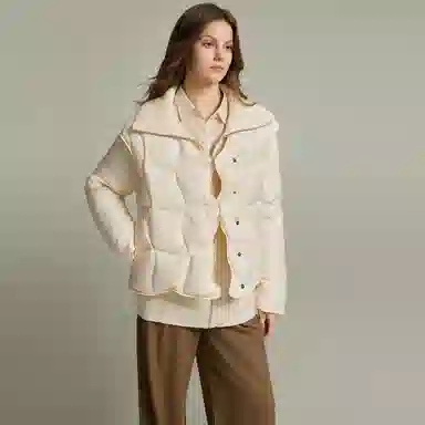 ELLE 90% Down Jacket Gray