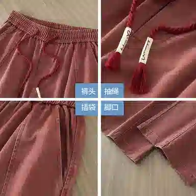 杜克恩 美式重磅宽松弯刀工装裤 男款