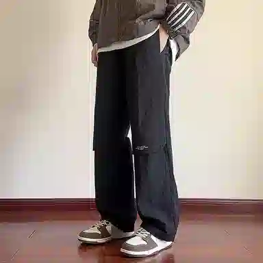 杜克恩 防泼水直筒纯色休闲裤 男款