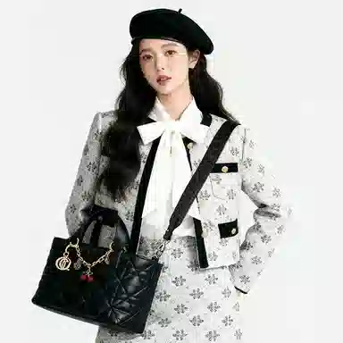 DIOR Toujours Shoulder Strap Black