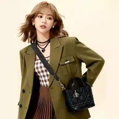 DIOR Toujours Shoulder Strap Black