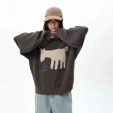 ROARINGWILD Year of the Horse Crewneck Sweater