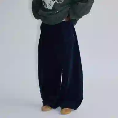 ROARINGWILD Curved Blade Corduroy Pants