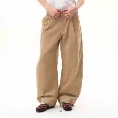 ROARINGWILD Curved Blade Corduroy Pants