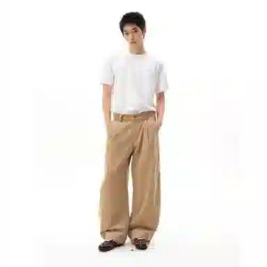 ROARINGWILD Curved Blade Corduroy Pants