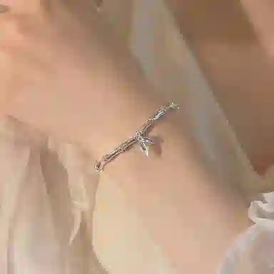 银千惠 节节高升竹节 国风新中式考研上岸国潮小众竹节学生考试步步高升转运素圈高级感冷淡风手饰 闺蜜 手链 女款 礼盒