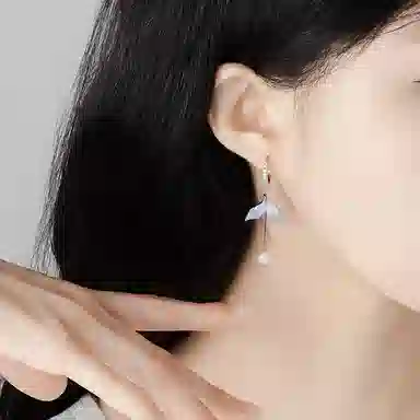 CAROMAY Sea Salt Ice Crystal Earrings