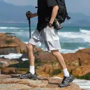 简约舒适百搭运动短裤 男款