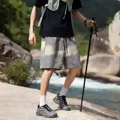 简约舒适百搭运动短裤 男款