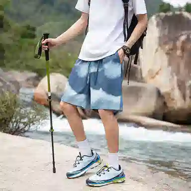 简约舒适百搭运动短裤 男款