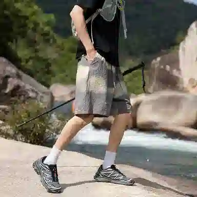 简约舒适百搭运动短裤 男款