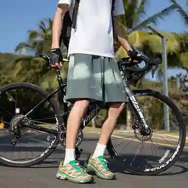 简约舒适百搭运动短裤 男款