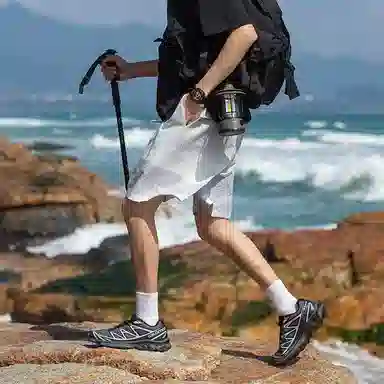 简约舒适百搭运动短裤 男款