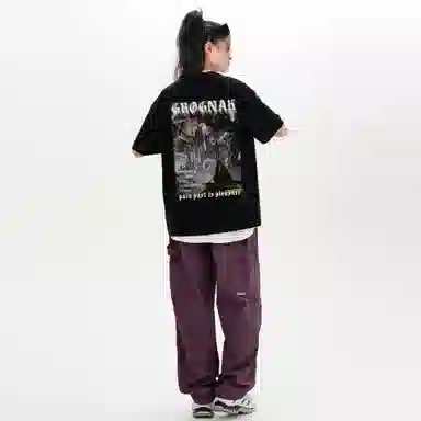 GROGNAK Dark Mountain 3D Logo Tee