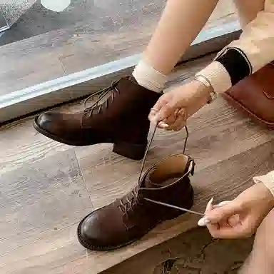 Yeezy Reezy Leather Martin Boots