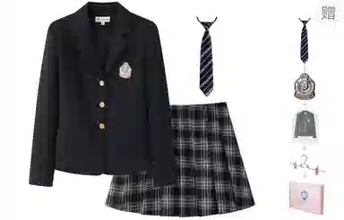 东鲸岁时记 学院风收腰高智感穿搭上衣学生职场通勤半裙制服 女款