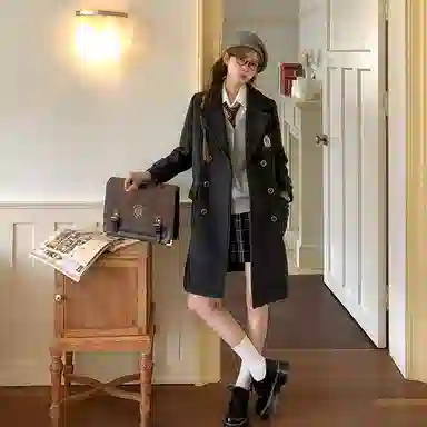 东鲸岁时记 气质优雅长袖上衣百搭气质裙子裙装套装 女款