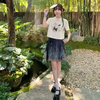 东鲸岁时记 新中式独特漂亮上衣小个子汉服 女款 杏色