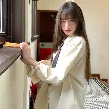 东鲸岁时记 学院风灯芯绒宽松纯棉学生通勤松弛感上衣长袖衬衫 女款 礼盒装 奶黄色