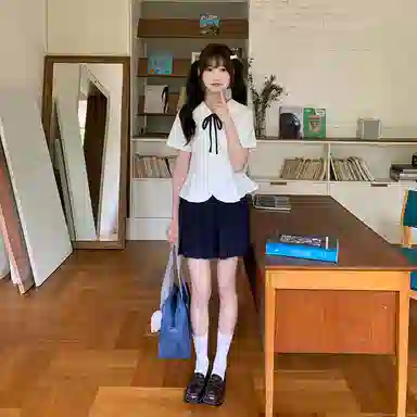 东鲸岁时记 水手服日系清新甜美可爱时尚学院风制服 女款