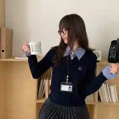 东鲸岁时记 开学季慵懒风可爱舒适保暖复古温柔柔软优雅休闲甜妹日常通勤穿搭开衫外套毕业季针织衫 女款 礼盒装