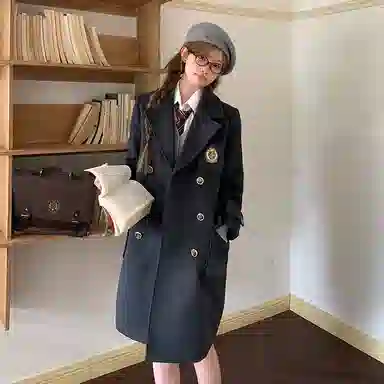 东鲸岁时记 气质优雅长袖上衣百搭气质裙子裙装套装 女款