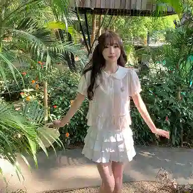 东鲸岁时记 百搭优雅时尚制服 女款 礼盒装 礼盒装 碎花手册粉色衬衫