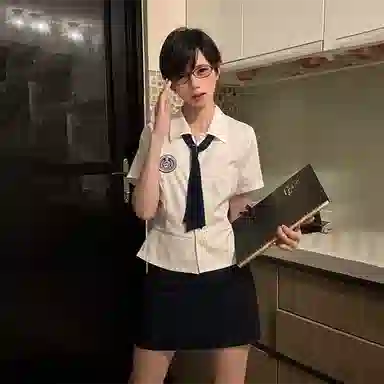 东鲸岁时记 纯欲风包臀裙半身小个子休闲短裙 女款 礼盒装 月光信笺一步裙 买赠衣架